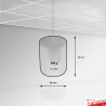 Ceiling Grid Clip Hanger Set - Hang Signs From Suspended Ceilings!