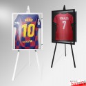 Jersey Display Metal Easel  - Lockable Case Stand