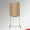 Jersey Display Metal Easel  - Lockable Case Stand