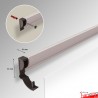 Paper-Rail Wall-Mounted - Track Display for Drawings,  Cards & Notes