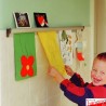 Paper-Rail Wall-Mounted - Track Display for Drawings,  Cards & Notes