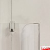 Ceiling-to-Floor Grid Clip Brochure Holder Set - Leaflet Dispenser Hanging with Twist-On Weighted Cables!