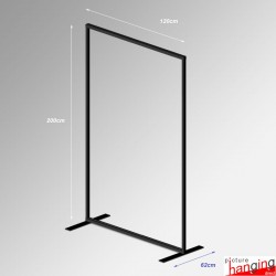Free Standing Banner Hanging Clamp Stand - Hang Any Banner, Flag or Poster!