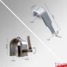 P-Rail Ceiling Hanging Carpet Kit - Heavy-Duty Gallery System for 40kg Rugs