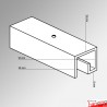 P-Rail Ceiling Hanging Carpet Kit - Heavy-Duty Gallery System for 40kg Rugs