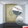 P-Rail Ceiling Hanging Carpet Kit - Heavy-Duty Gallery System for 40kg Rugs