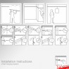 J Rail Picture Chain System - Heavy-duty Picture Rail & Hanging Chains