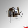 Wall-to-Wall Rug Hanging System - Create Room Divider/Middle-Of-Room Carpet Displays (Rail & Sliding Rug Clamps)