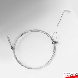 Retail Security Cable Loop Kit - Anti-Theft Steel Wire For Product Displays