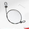 Black Security Cable Loop Kit - Anti-Theft Steel Wire For Retail Displays