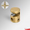 Rod-Joiner Cross Clamp Support, 6mm - Connect Vertical & Horizontal Rods