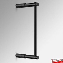 Wall Rod Display Fittings - Top & Bottom, Wall-to-Wall (6mm Round Rods)