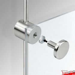 Panel Hole Rod Support - Single-Sided (for Signage & Boards with Holes)
