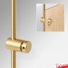 Panel Hole Rod Support - Single-Sided (for Signage & Boards with Holes)