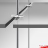 Coloured Rod Shelf Double Support (10mm)
