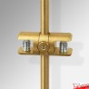 Coloured Rod Shelf Double Support (10mm)