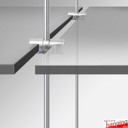 Coloured Rod Shelf Double Support (10mm)