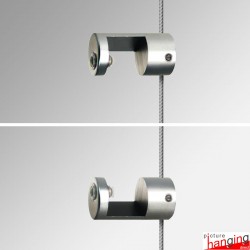 Top/Bottom Panel Support (10mm) - Exhibit Boards & Tiles On Cable Displays