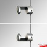 Top/Bottom Panel Support (10mm) - Exhibit Boards & Tiles On Cable Displays