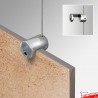 Top/Bottom Panel Support (10mm) - Exhibit Boards & Tiles On Cable Displays