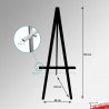 Greco 'Transparent' Easel 160cm