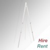 [HIRE] Greco 'Double' Metal Easel 160cm - Heavy-Duty Art Tripod for 2 Pictures
