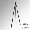 [HIRE] Greco 'Double' Metal Easel 160cm - Heavy-Duty Art Tripod for 2 Pictures