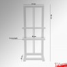 LCD/LED Screen Stand Easel - 180cm Tall Television Stand
