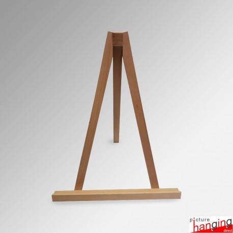 Wooden Greco Table Easels - 30cm & 50cm Small Tripods for Tabletop & Window Displays