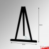 Wooden Greco Table Easels - 30cm & 50cm Small Tripods for Tabletop & Window Displays