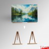 Wooden Greco Table Easels - 30cm & 50cm Small Tripods for Tabletop & Window Displays