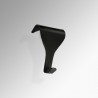 Moulding Hook (Holed), Black