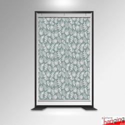 Fabric Hanging Display Stand - Freestanding Frame & Aluminium Material Hangers