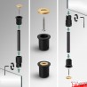Frameless Salon Mirror Hanging Kit - Fittings Only, No Mirror Glass