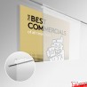 Acrylic Hook-On Poster Panels - A4 to A1  Display Pockets, Portrait & Landscape