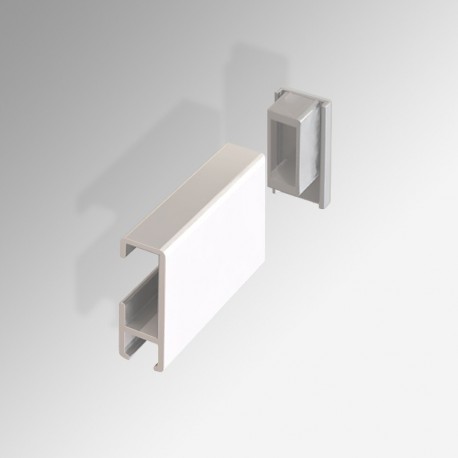 Clip Rail Lighting 'End Piece'