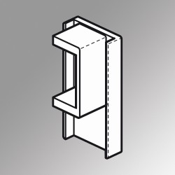 Clip Rail Lighting 'End Piece'