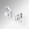 MInirail End Piece, White