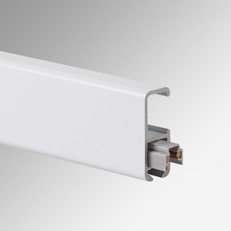 Clip Rail Lighting Track, White