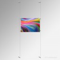 A1 Ready-Made Cable Display Kits (Wall-to-Wall) - Acrylic Pockets & All Wall Fittings Set, Complete System