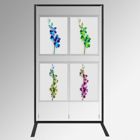 Display Panel Stand A2, Black (x4)