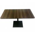 Bistro Pedestal table Plinth Laminated
