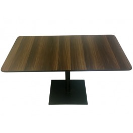 Bistro Pedestal table Plinth Laminated