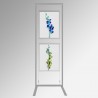 Display Panel Stand A2, Silver (x2)