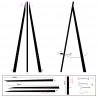 Greco 'Transparent' Easel 160cm, Assembly Instructions