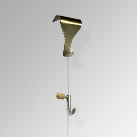 Moulding Hook Kit, Brass Molding Hooks for Picture Rail 