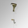 Moulding Hook Kit, Brass Molding Hooks for Picture Rail 