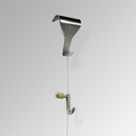 Moulding Hook Kit, Nickel Molding Hooks for Picture Rail