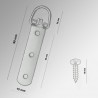 Strap Hanger + Screw, Dimensions