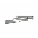 Floating Glass Shelf, Plasterboard